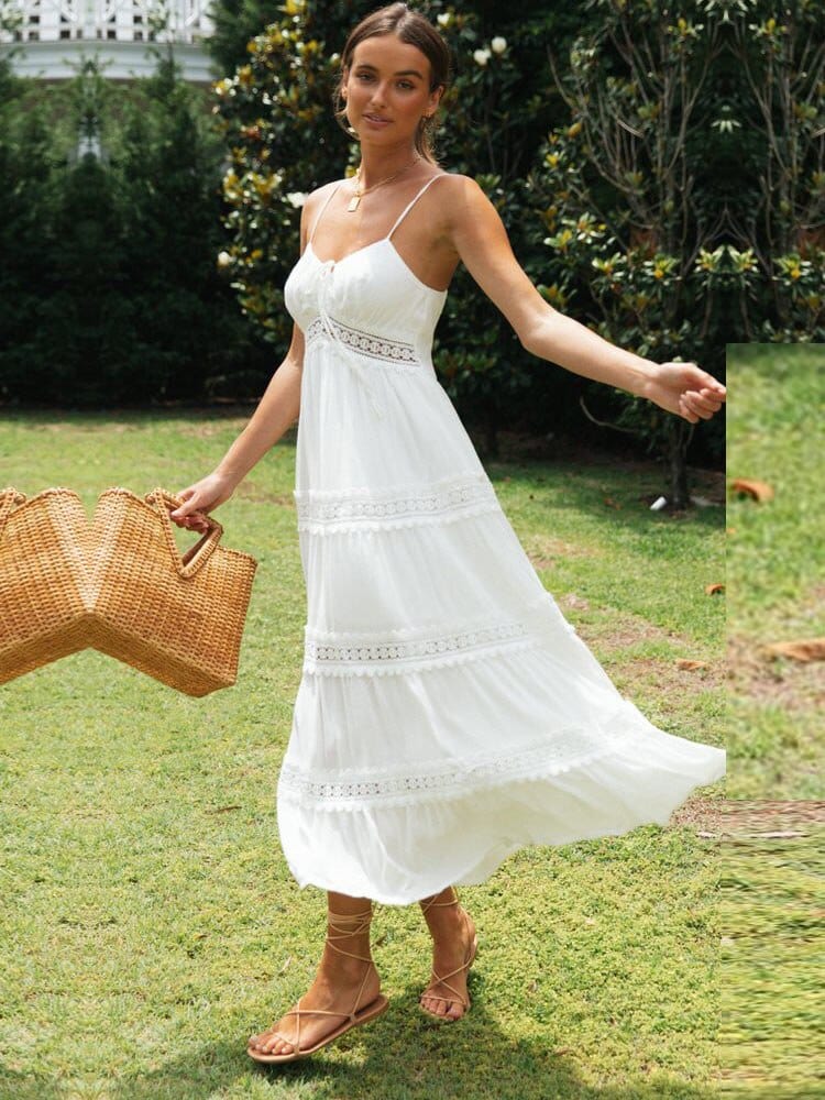 Beatrix® | White maxi beach dress