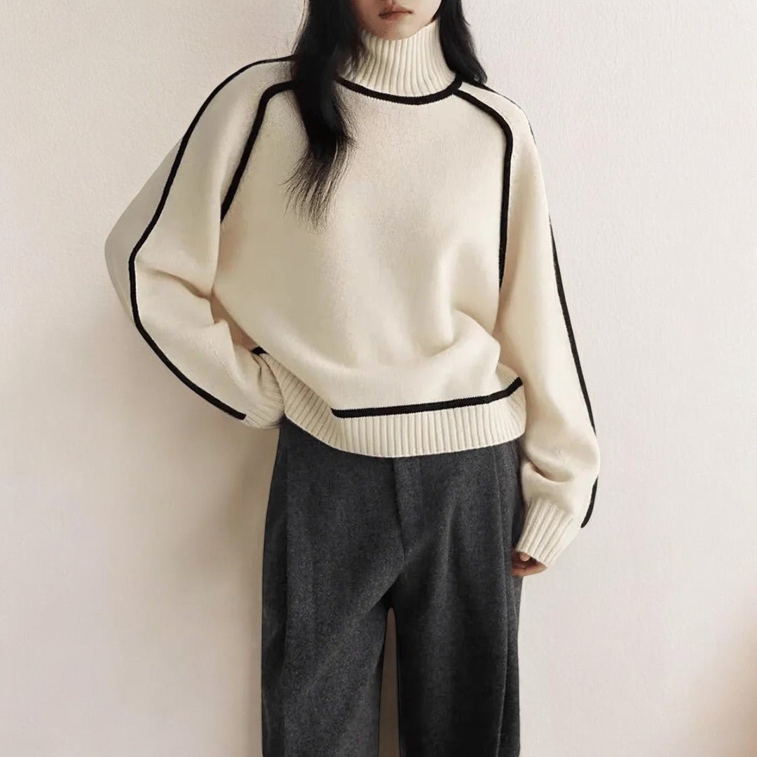 Aurora | Classic Roll Collar Sweater