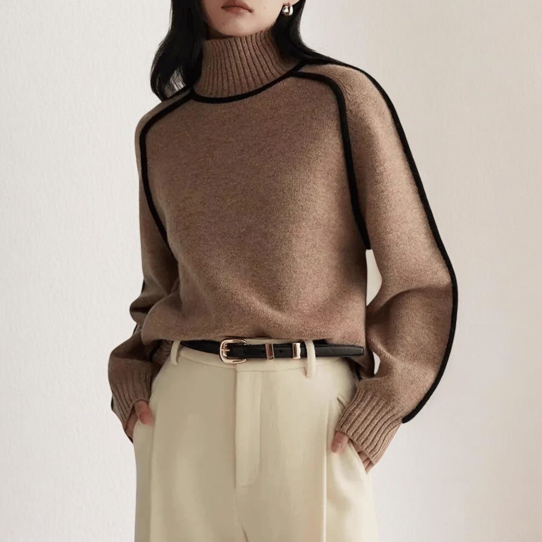 Aurora | Classic Roll Collar Sweater