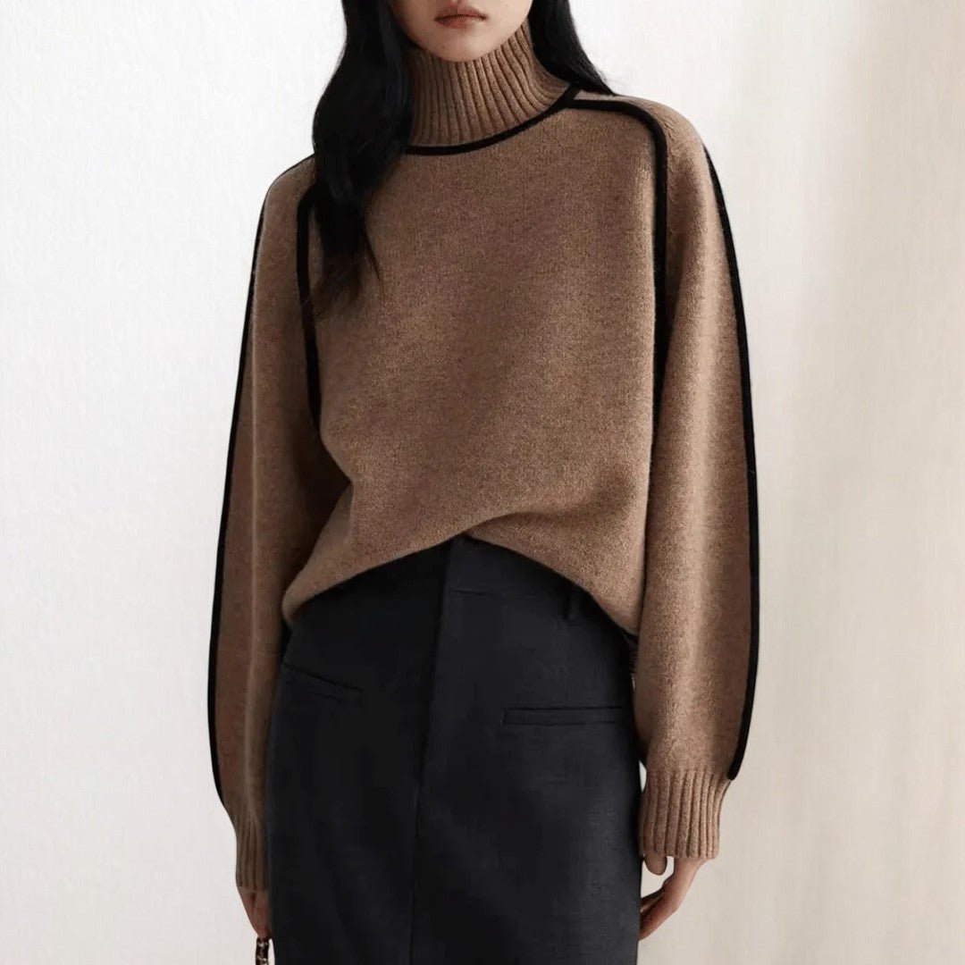 Aurora | Classic Roll Collar Sweater