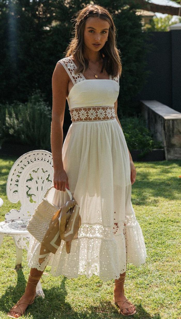 Calla® | White bohemian dress
