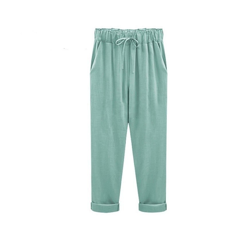 Barbara® | Casual cotton-linen trousers