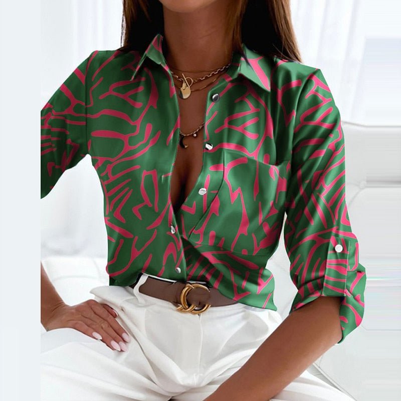 Auristela® | Blouse With Turn-Down Collar