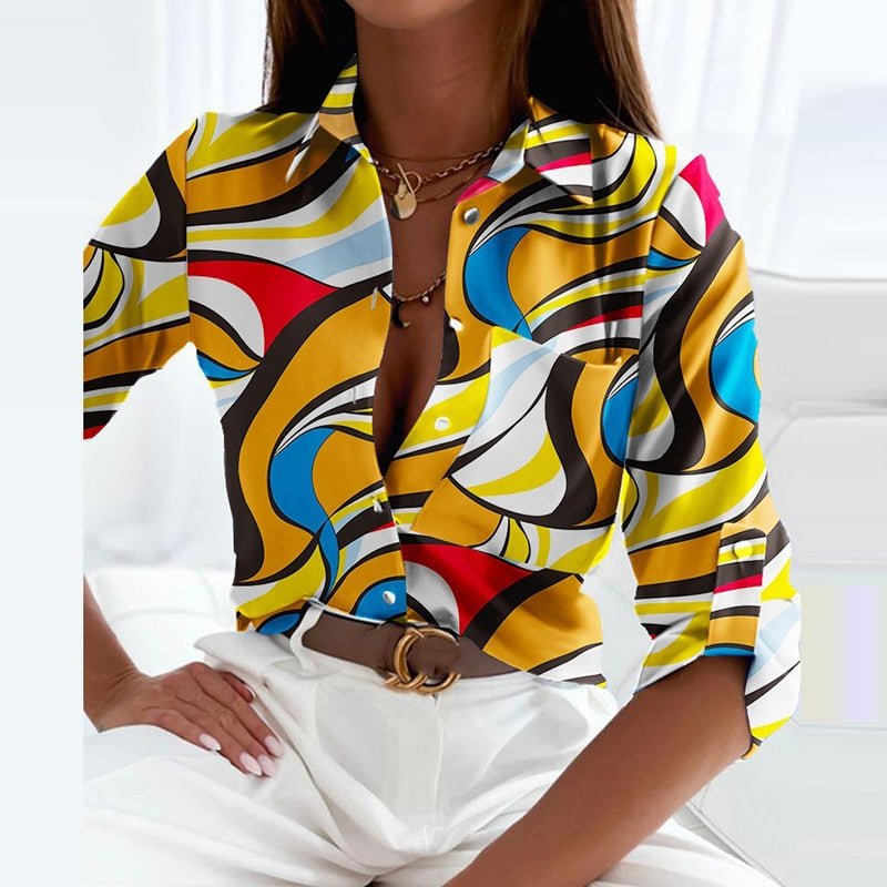 Auristela® | Blouse With Turn-Down Collar