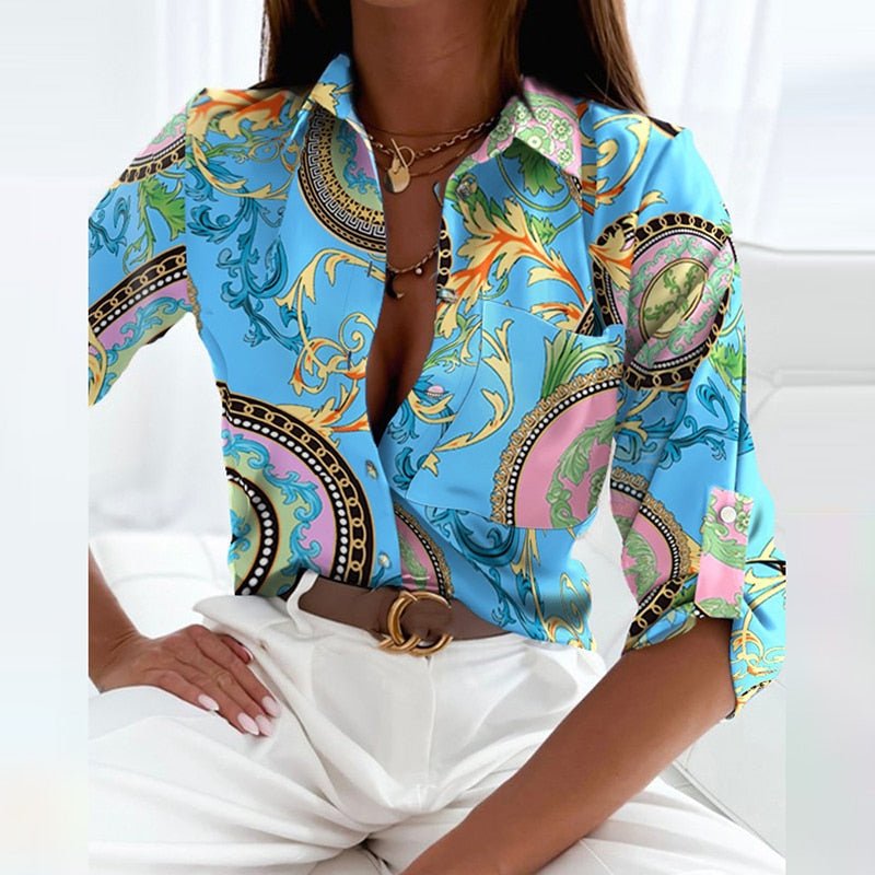 Auristela® | Blouse With Turn-Down Collar
