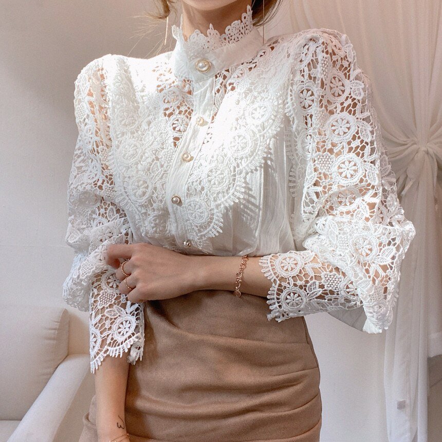 Elda® | Elegant Lace Blouse