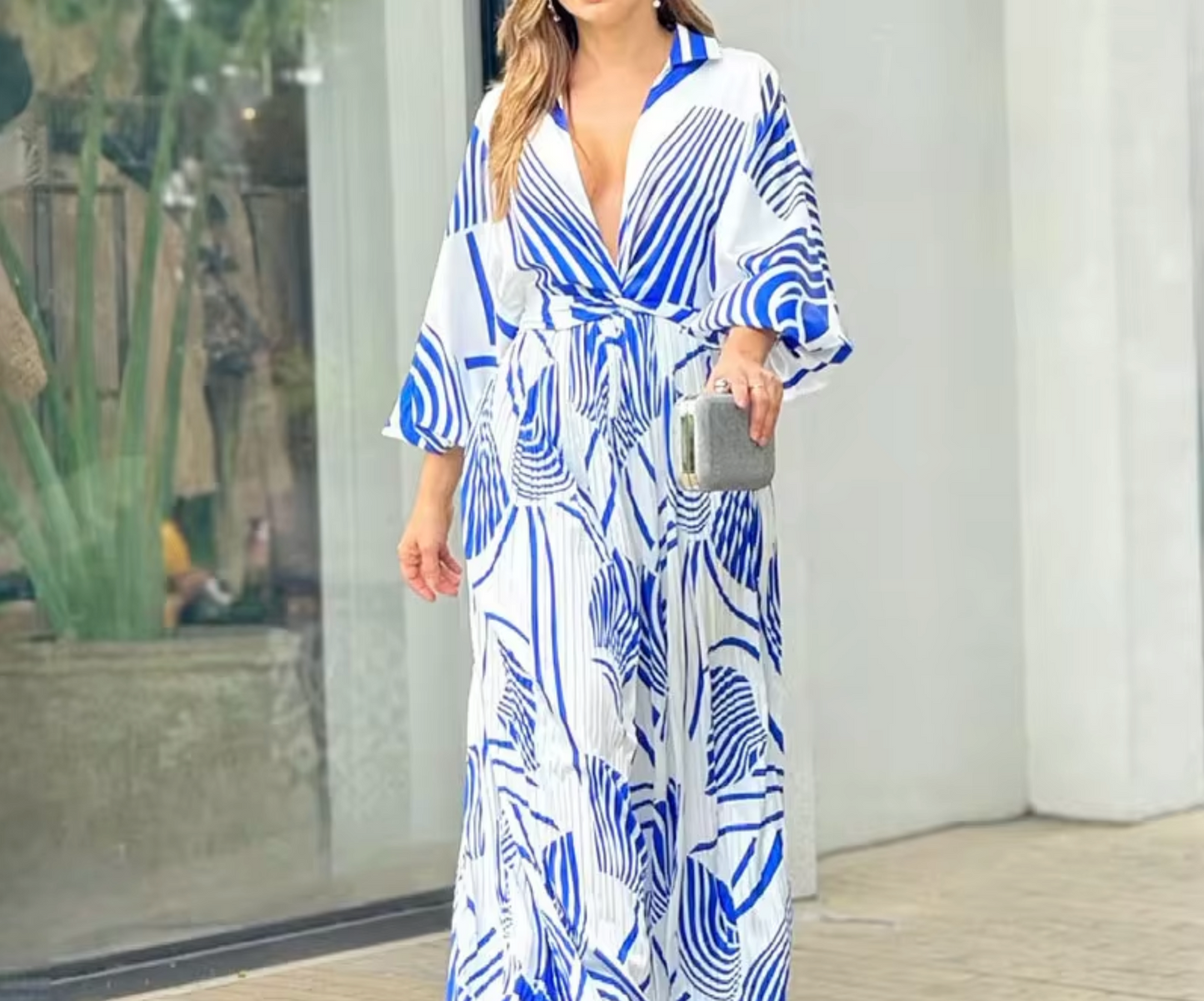 Ashley® | Wide leg jumpsuit with pattern print