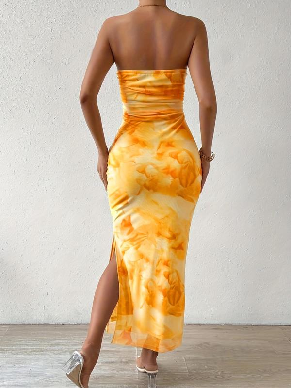 Ava | Striking Strapless Maxi Dress for Summer Nights