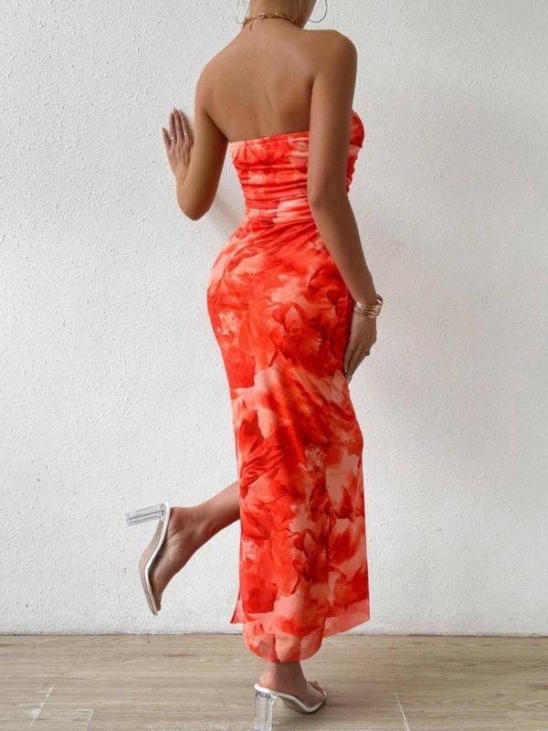 Ava | Striking Strapless Maxi Dress for Summer Nights