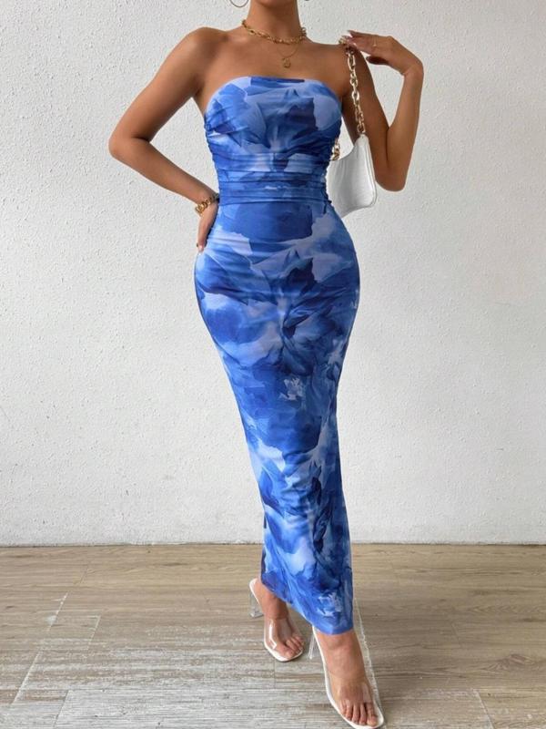 Ava | Striking Strapless Maxi Dress for Summer Nights