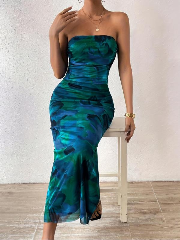 Ava | Striking Strapless Maxi Dress for Summer Nights