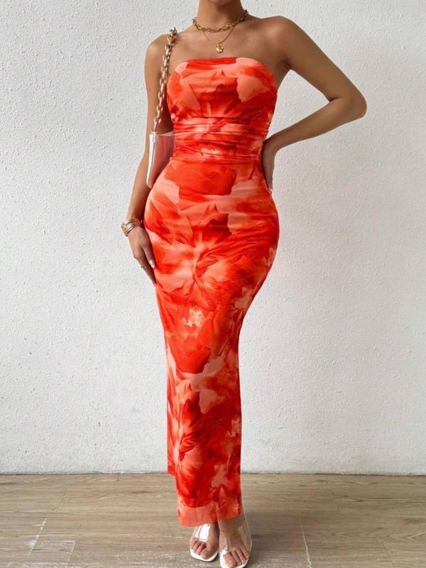 Ava | Striking Strapless Maxi Dress for Summer Nights