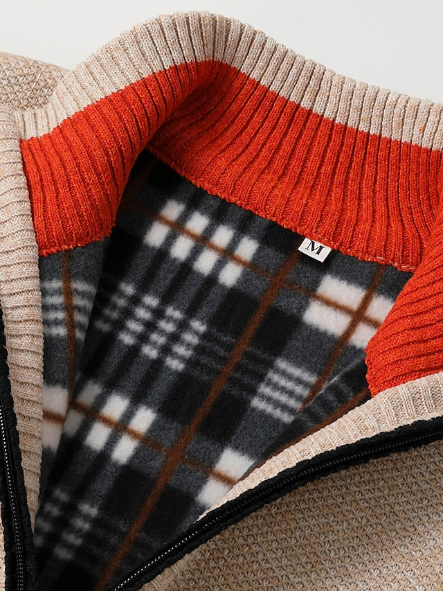 Chad | Men's Full-Zip Ribbed Knit Cardigan