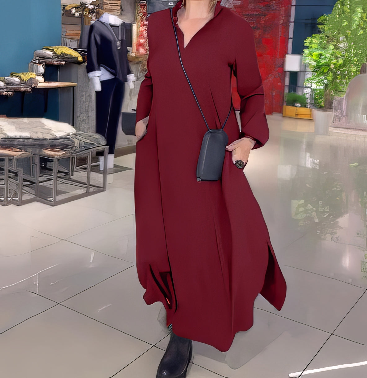 Amina® | Long elastic dress