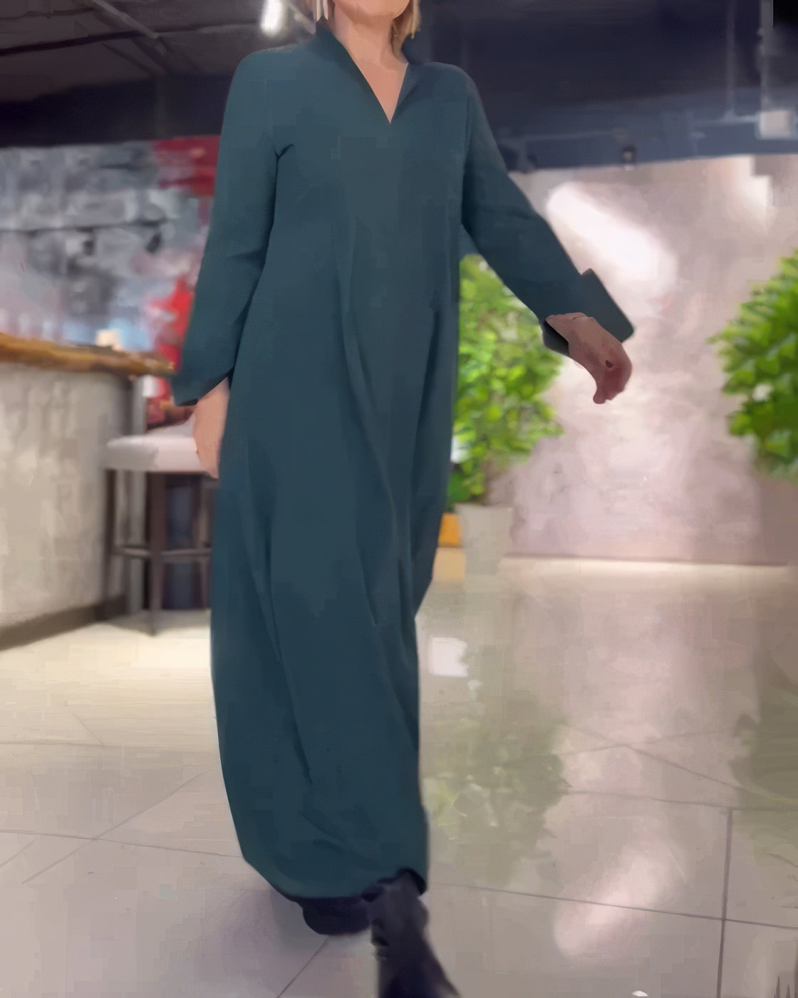 Amina® | Long elastic dress
