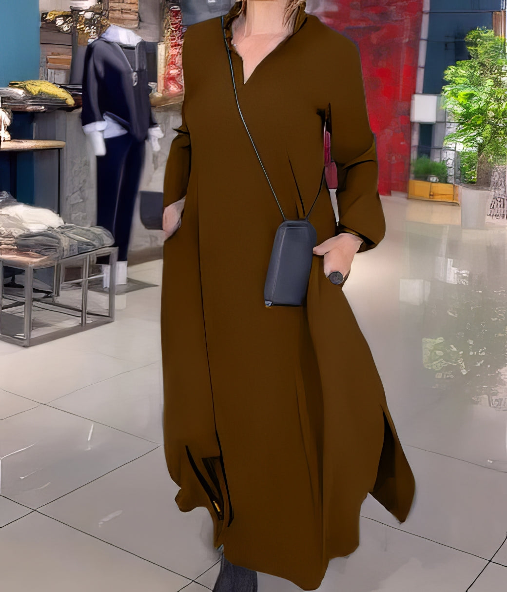 Amina® | Long elastic dress