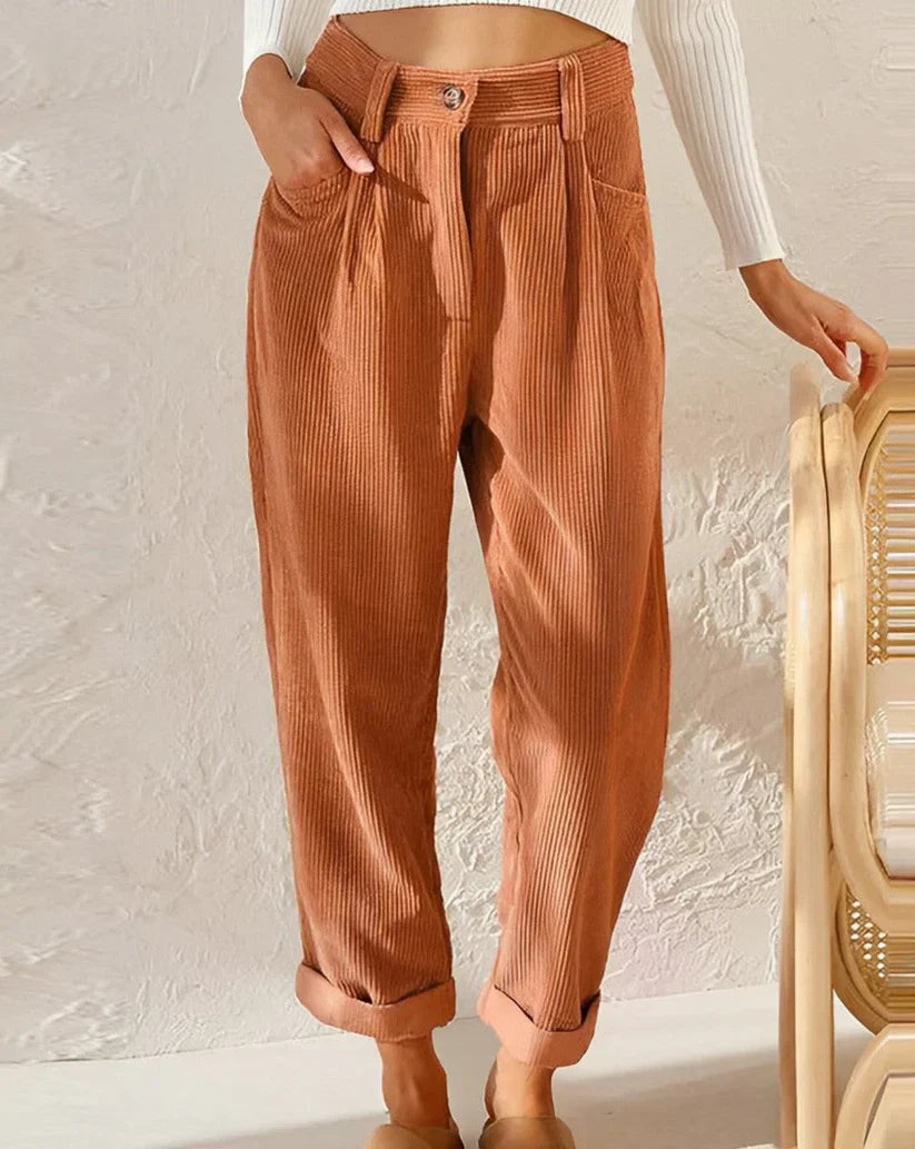 Amparo® | High Waist Straight Trousers For Women